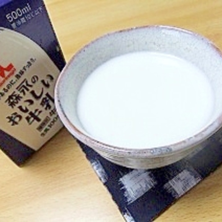 簡単☆カクテル風　日本酒のミルク割り
